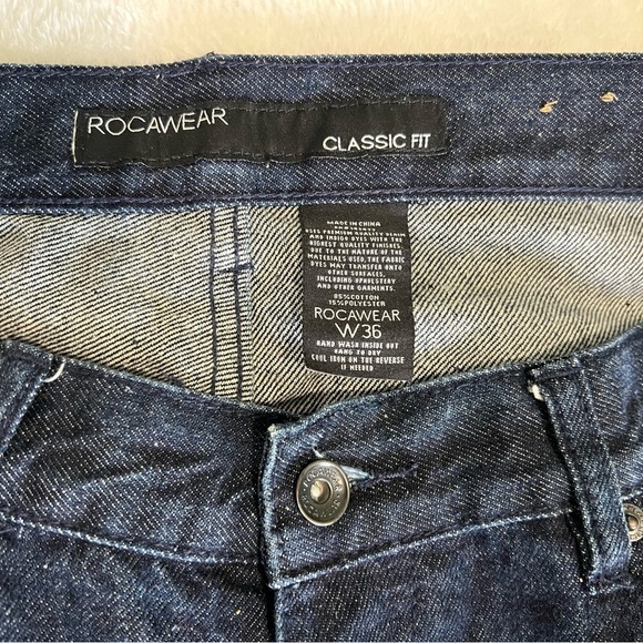 Rocawear Blue Relaxed Jeans Classic Fit. #022 - Picture 6 of 7